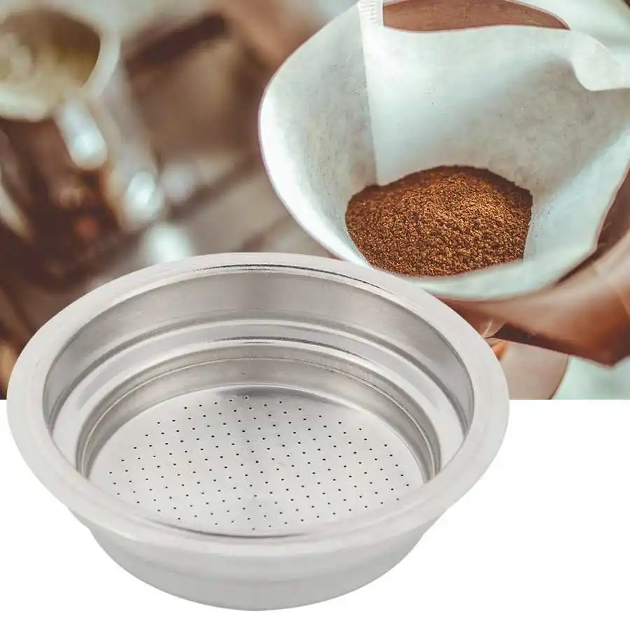 

Stainless Steel Porous Filter Bowl Basket For Espresso Coffee Maker Machine Part High Quality Coffee Tea Filter Basket