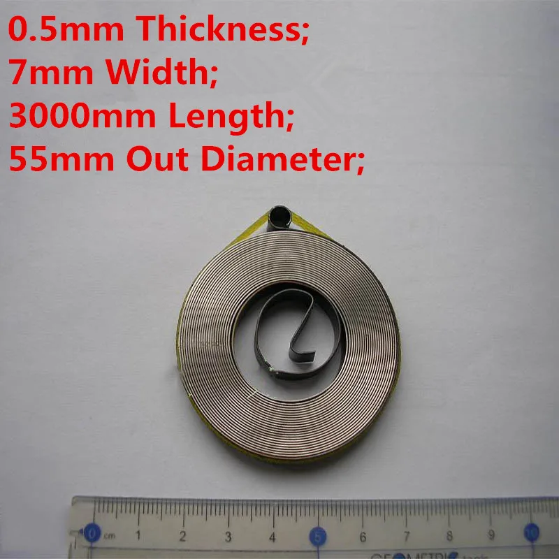 Customized Coiled Helical Flat Constant Force Spring Manufacturer 0.5mm Thickness*7mm Width*(2000-3000)mm Length | Обустройство дома