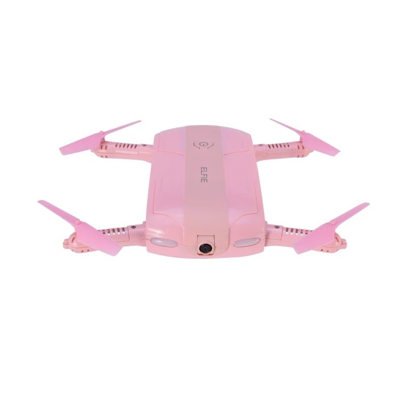 JJRC H37 Elfie Мини карманный селфи складной Дрон FPV 2MP HD камера Безголовый Wifi приложение управление высота удержания Квадрокоптер розовый