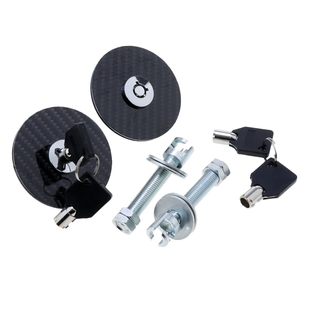 Universal Racing Aluminum Mount Bonnet  Over Hood Latch Pin Kit