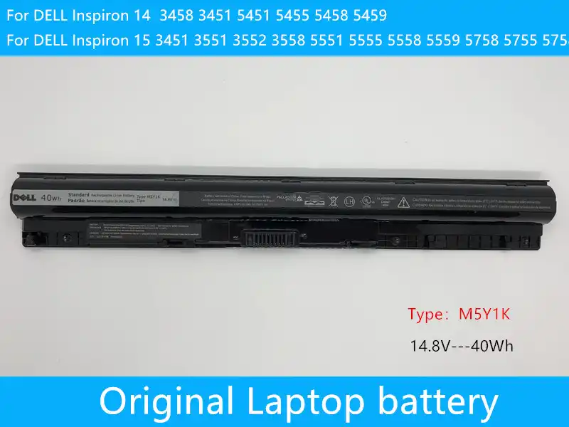 New Laptop Battery For Dell Inspiron 15 5000 Series 5559 Type M5y1k 453 br New Laptop Battery Battery For Delllaptop Battery Aliexpress