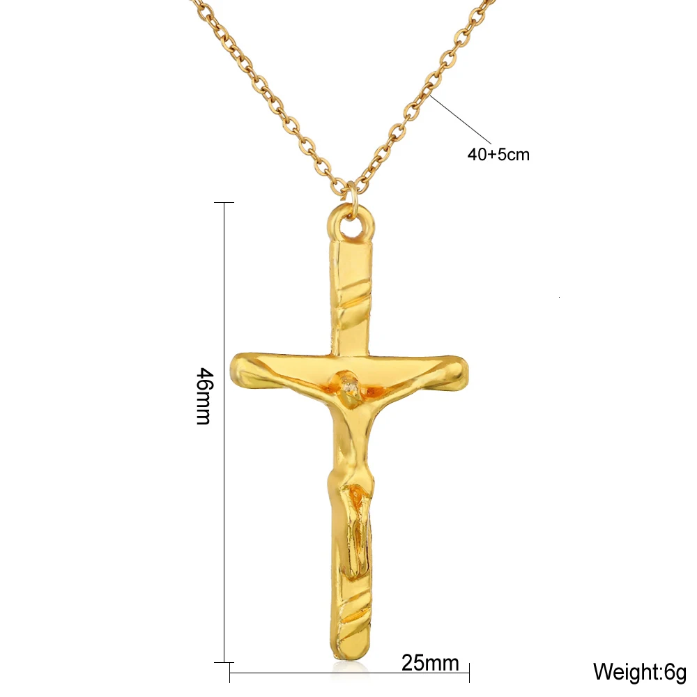 Новое Золотое медное CZ циркониевое христианское ожерелье с кулоном в виде крестов для женщин, красивые модные цепи, распятие, Висячие колье, ожерелье s