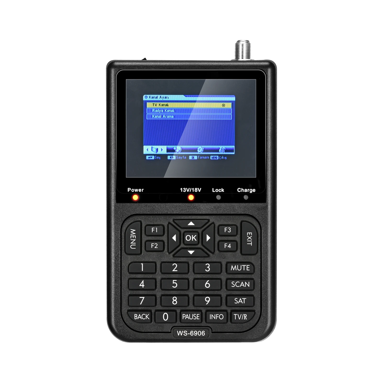 WS6906 Digital Satellite Finder 3.5" LCD Display Data Digital Signal