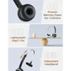1/2 pack Mpow M5 Bluetooth V5.0 Headset Wireless Truck Driver Headphones Hands-free Call Headset with Mic for Call Center Office 6