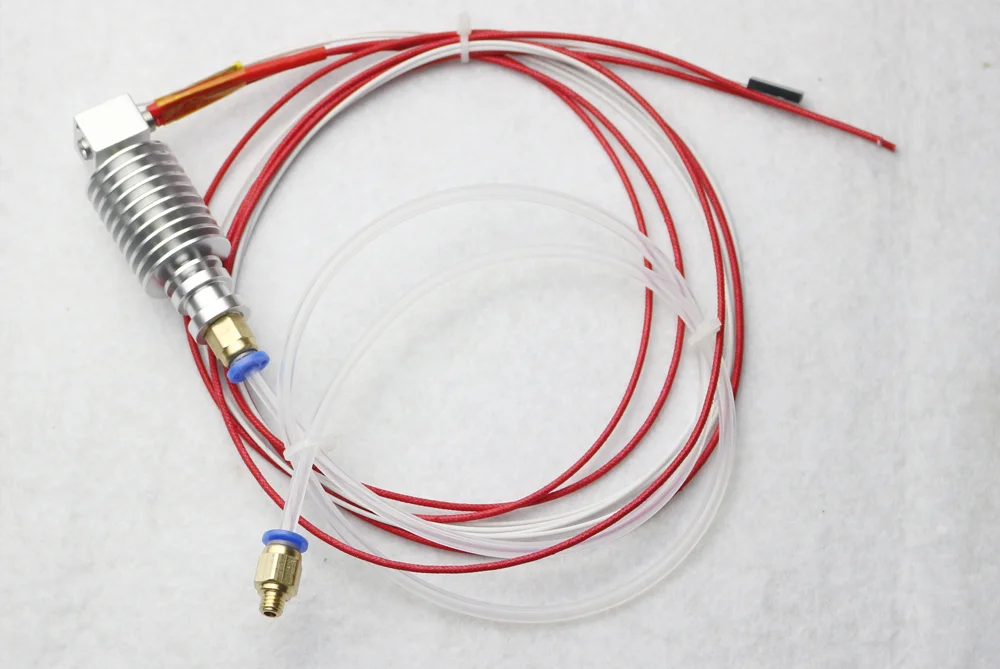 3d печатающая головка экструдер на большие расстояния j-головка Hotend сопло 0,4 мм диаметр подачи на входе 1,75 нить латунная насадка