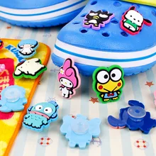 15 шт./компл. ПВХ украшения для обуви с Животные садовые туфли с рисунком «крокодил» очаровательные Милые лягушка аксессуары для обуви для JIBZ/Напульсники для детей на Рождество