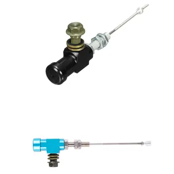 

2x Motorcycle Hydraulic Clutch Master Cylinder Rod Brake Pump M10X1.25mm Aluminum Black & Blue