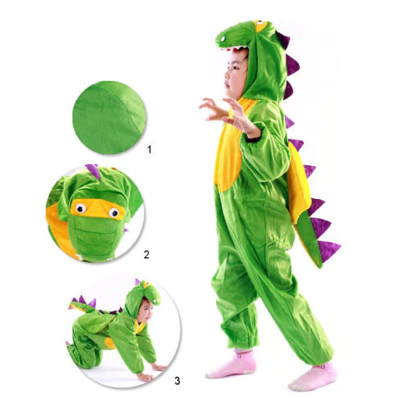 Boy Girl Cute Cartoon Animal Dinosaur Costume Cosplay Clothing for Kids Children's Day Costumes Boy Girl Cute Cartoon Animal Dinosaur Costume Cosplay Clothing for Kids Children's Day Costumes
