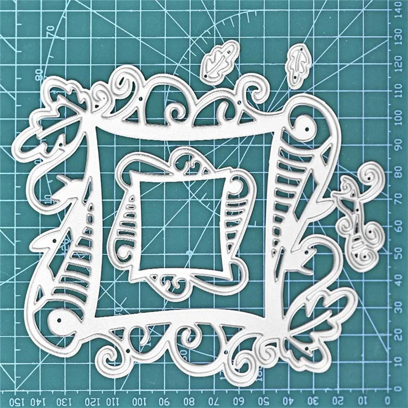 

Eastshape Dies Background Frame Metal Cutting Dies for Scrapbooking Craft Card Embossing Die Cut New Template