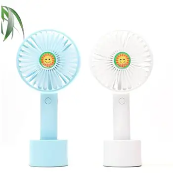 

Usb Compact Fan Sun Shape Handheld Fan Portable Charging Small Fan Desktop Small Fan Luminous Handle Small Fan