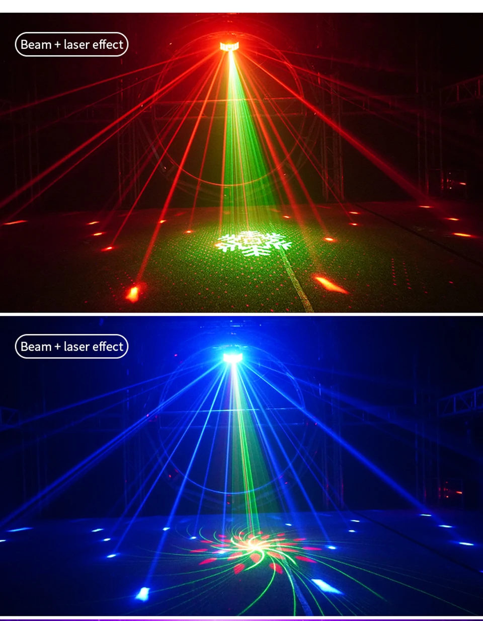 RGB Colorful Led Double-layer Butterfly Lights DMX Controller Stage Effect Light