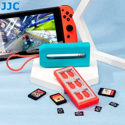 JJC – porte cartes de jeu pour Nintendo Switch, 18 emplacements, coque rigide pour cartes Micro SD TF, accessoires 