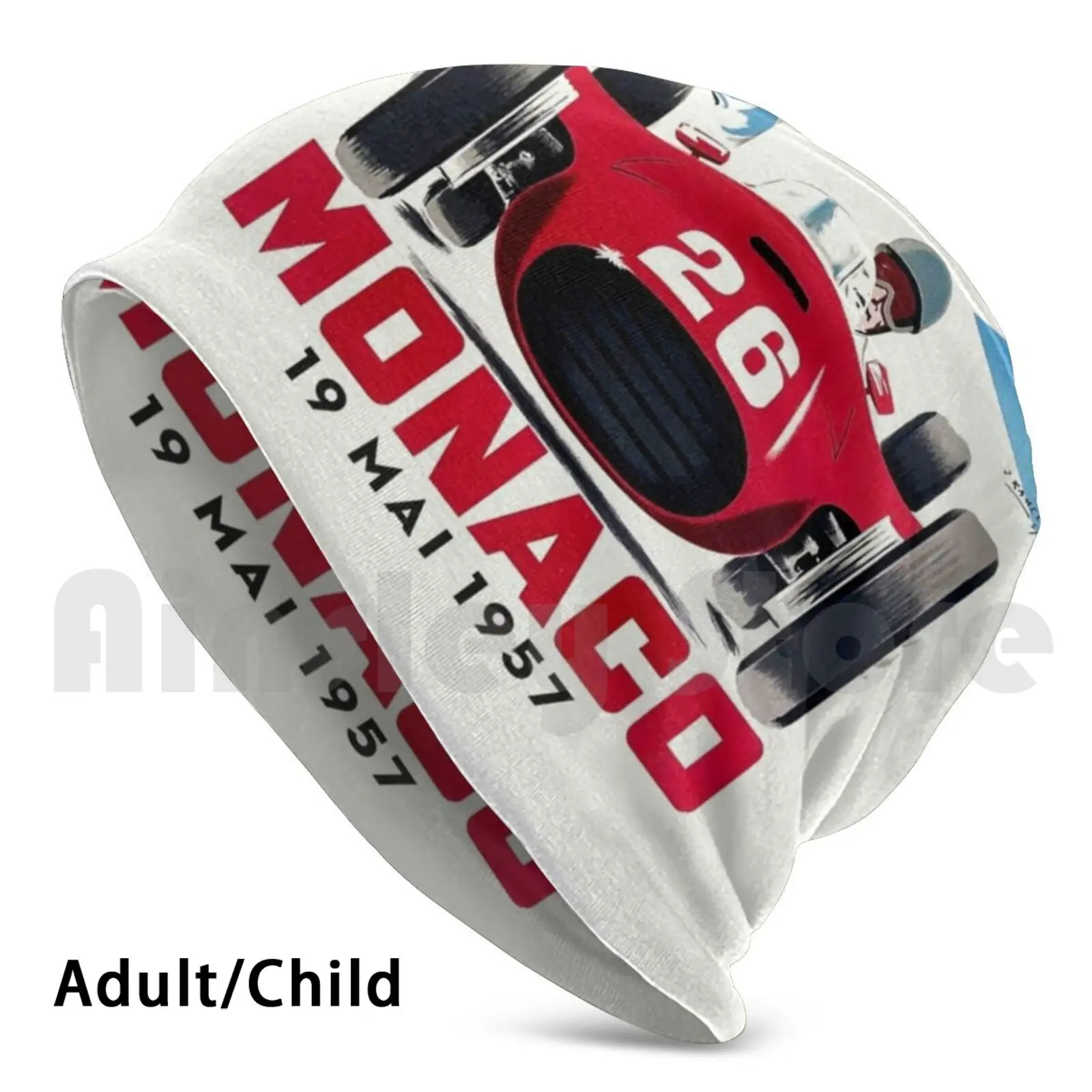 Monaco Grand Prix Poster Berretti Cappello Lavorato A Maglia Hip Hop One Williams Senna Radically Hero Racing Ayrton Brasile