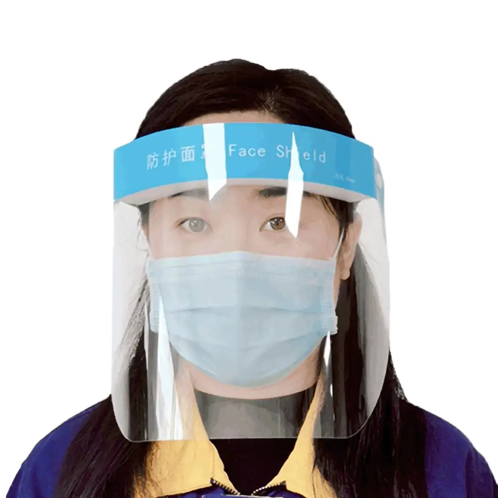 

5/10PCS Disposable Safety Face Shield Lightweight Transparent Eye Protection Mask Anti Splash adjustable Visor Face Shield