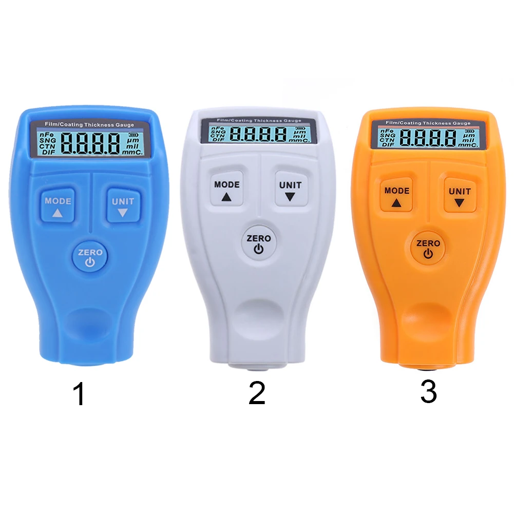 

GM200 Portable Manual Paint Film Meter Tester Coating Measure Thickness Gauge Digital Mini Thickness Gauge Tester