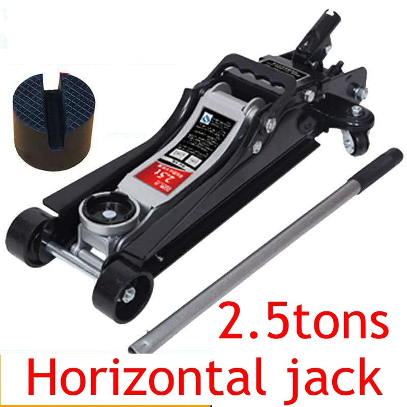 Multi-color jack horizontal car with SUV off-road auto repair tire replacement 2.5 tons of hydraulic jack for car