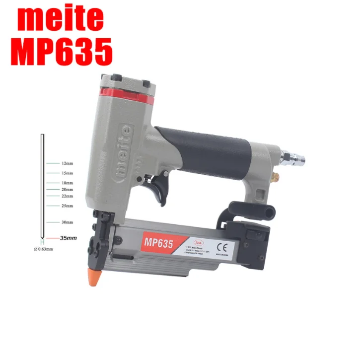 Meite MP635 23ga 1 3/8 &quotпневматический Микро гвоздезабивной пистолет для 12 35 мм Диаметр 0