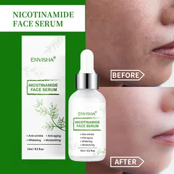 ENVISHA SkinCare Facial Nicotinamide Serum Collagen Hyaluronic Acid Anti-Aging Whitening Shrink Pores Oil Control Deep Hydration