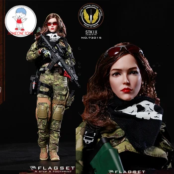 

FLAGSET 1/6 Angela FS-73015 Female Soldier Action Figure Model Whole Set Collection Military Figure Dolls Gift Toy