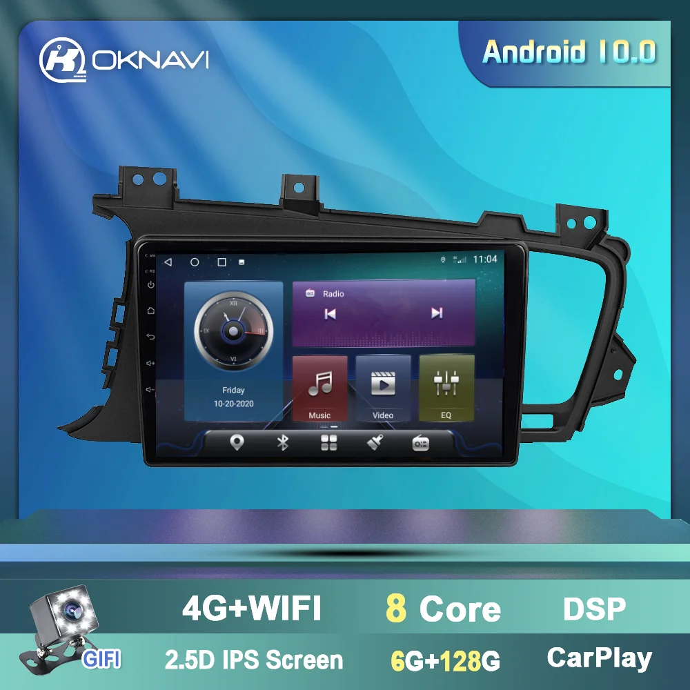 OKNAVI для Kia K5 Optima 2011 2012 2013 2014 2015 GPS навигация 2 Din автомагнитола Android 9 0 Авторадио
