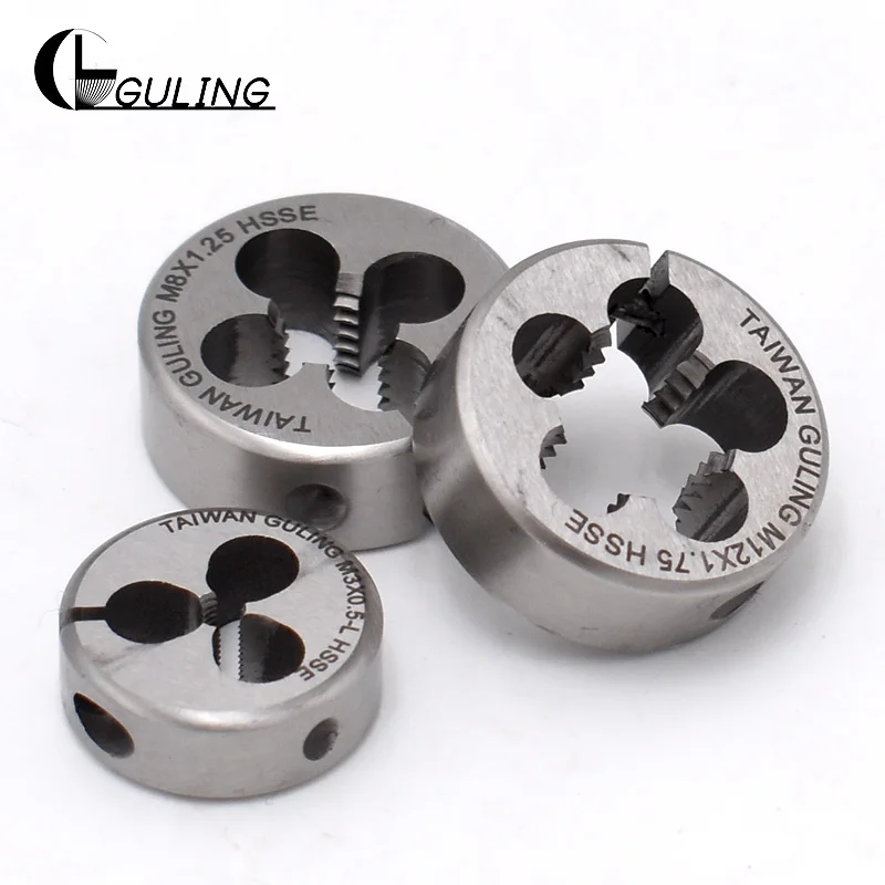 New1pc Metric Right Hand Die M1.7X0.35mm Dies Threading Tools 1.7mmX0.35mm pitch 
