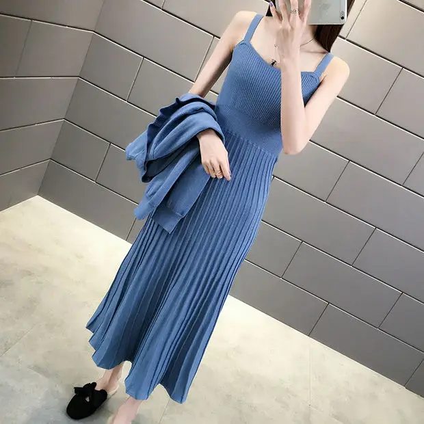 Blusas De Inverno Feminina, джемпер из лайкры, компьютерный трикотажный пуловер, 9466, настоящая фотография, Осень-зима, свитер из двух частей 70