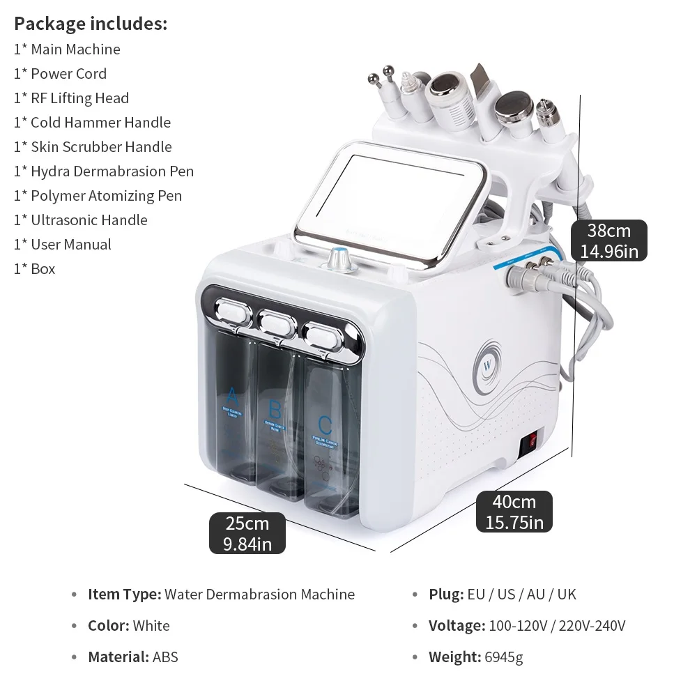  Hydra Facial Machine Hydra Dermabrasion Bio-lifting Spa Facial Machine Hydro Microdermabrasion Skin