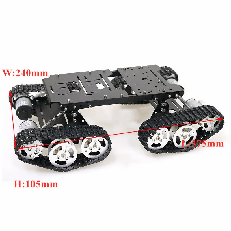 WiFi/Bluetooth/PS2 управление RC 4wd Робот Танк шасси комплект демпфирования и гибкие
