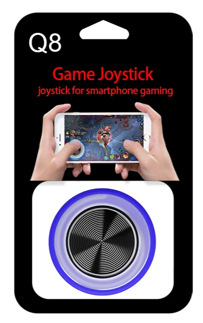 Game Joystick Round For Mobile Phone Rocker Tablet Android Iphone Metal Button Controller Easy Chicken Dinner With Suction Cup 