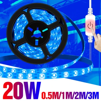 

Touch Dimming Flower Seed Plant Grow Lamp Strip 0.5M 1M 2M 3M Greenhouse Waterproof Phyto Growth Light LED Seedling Fito Lamps