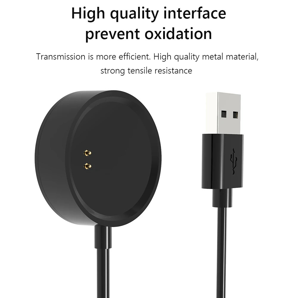 Realme watch RMA161 충전기 용 스마트 워치 독 충전기 100cm USB 충전 케이블 자기 충전 크래들