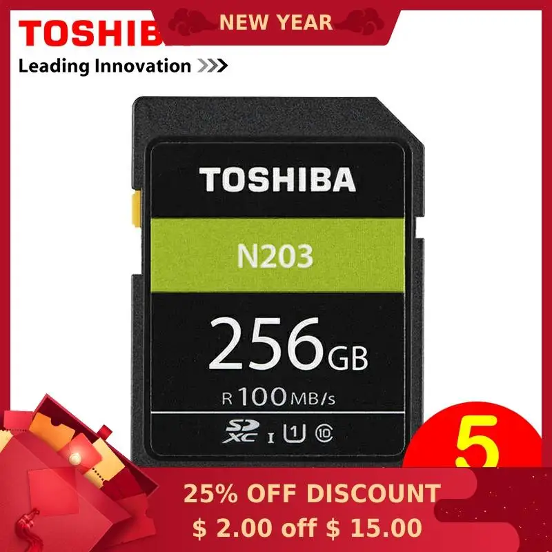 Toshiba SD карта памяти 256 ГБ 128 100 м/с|Карты памяти| |