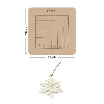 

new wooden die Creative snowflake mould cutting dies for scrapbooking Suitable for common die-cutting machines in the market