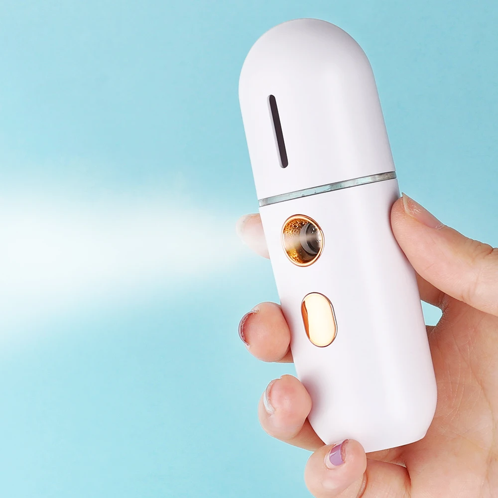 OSHIONER Nano Facial Sprayer USB Humidifier Rechargeable Nebulizer Face Steamer Beauty Instruments Moisturizing Skin Care Tools