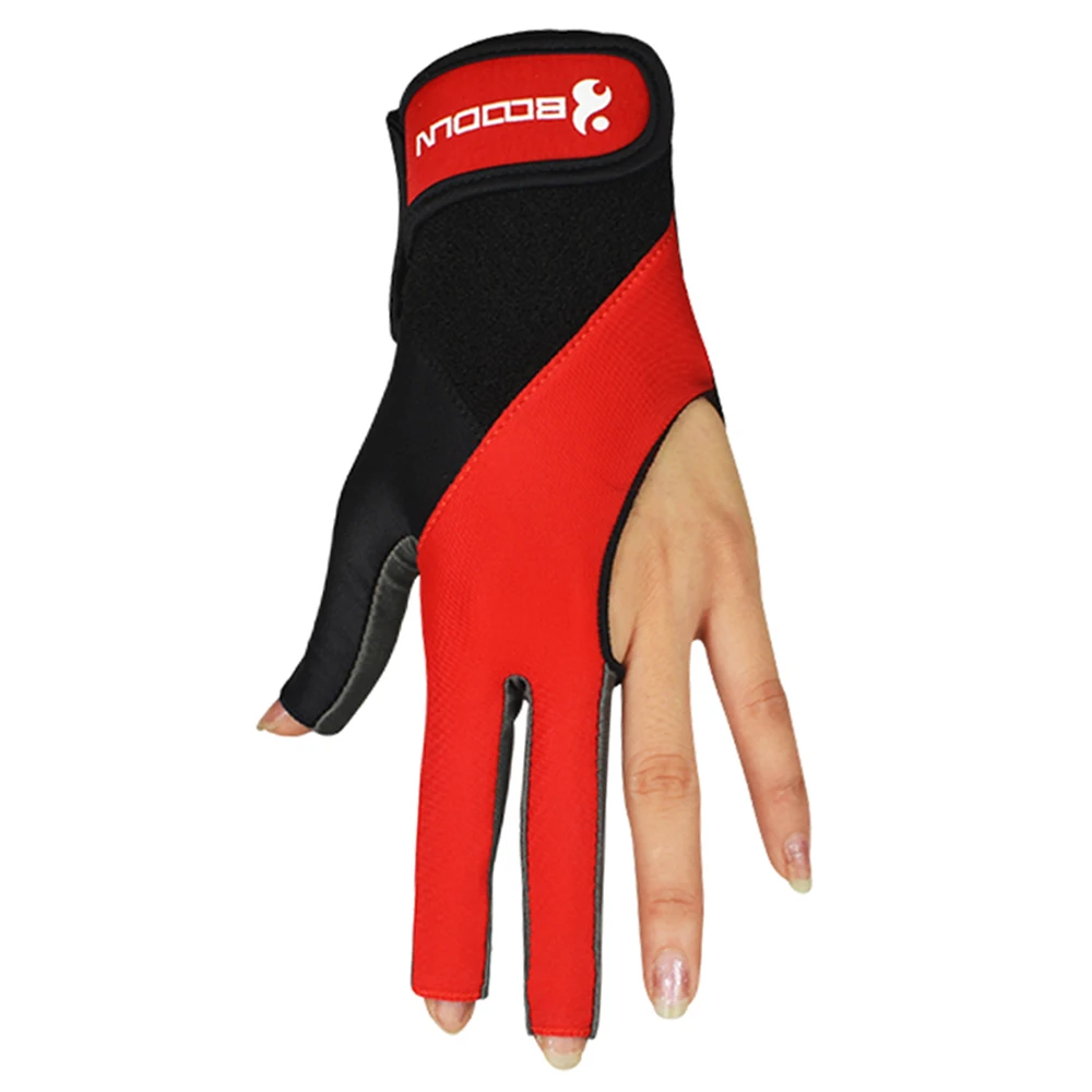 Billiards Three Fingers Gloves Boodun Sarung Tangan Billiard Three
