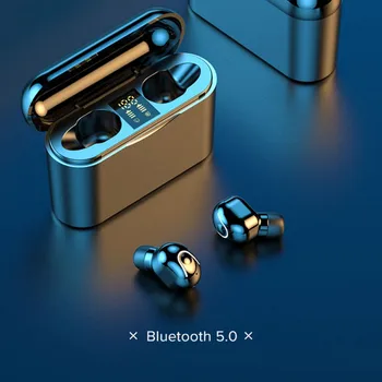 

Q16 Wireless Earphones LED Touch Control Digital Display In-Ear Earpiece With Microphone Sport Waterproof Headsets Earbuds NEW