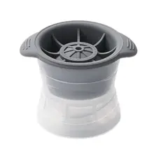 Силиконовая Круглая Сферическая форма для ледяных шариков без утечки с герметичной крышкой виски коктейль E65B