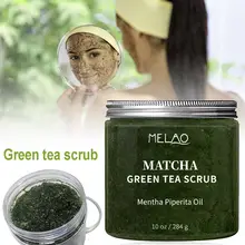 160/284 г зеленый чай matcha увлажнение кожи уход скраб/Go срезают гель для лица Уход за кожей сглаживания отшелушивающий крем уход за кожей тела 40P
