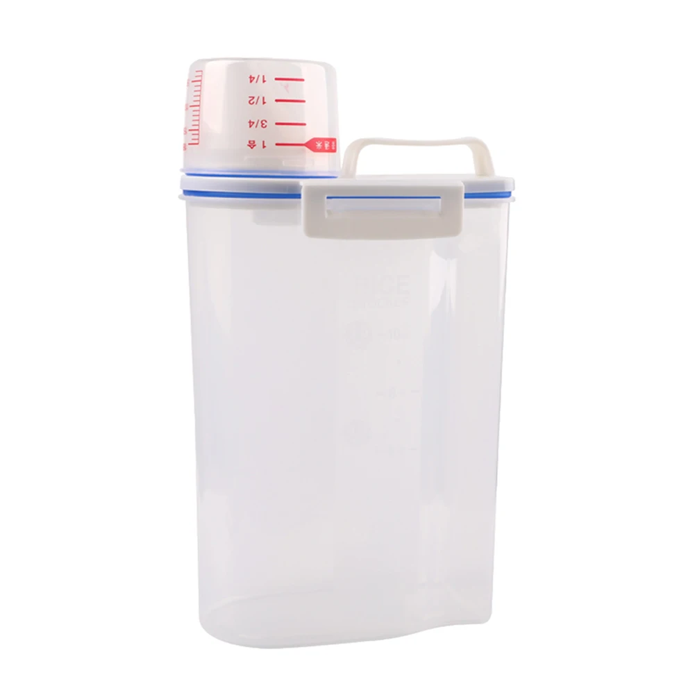 2L пластиковый диспенсер для зерновых культур коробка для хранения кухня еда зерно риса контейнер PP Многофункциональный HFing