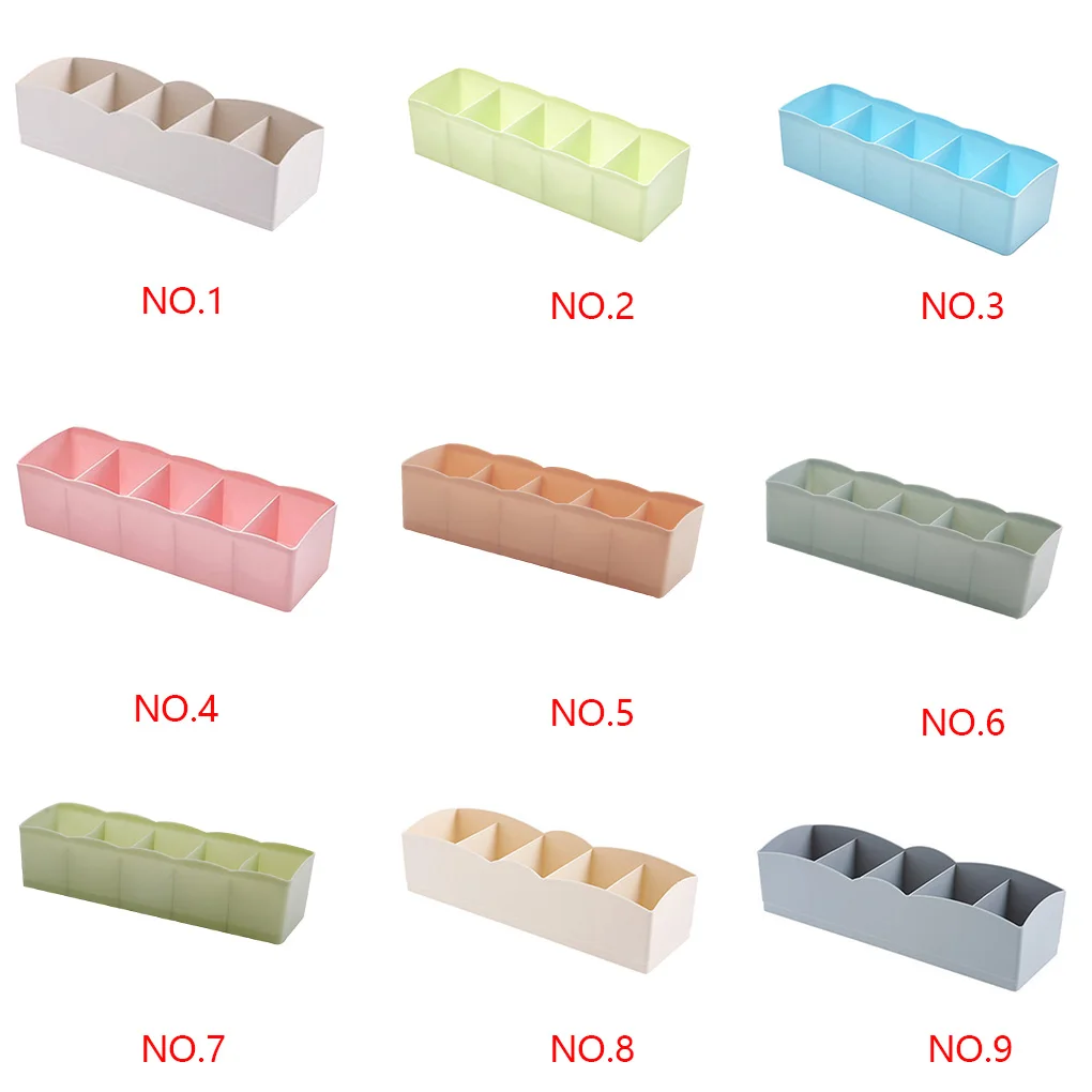Пластиковый органайзер галстук бюстгальтер носки ящик для косметики контейнер многоцелевой разделитель коробки для хранения