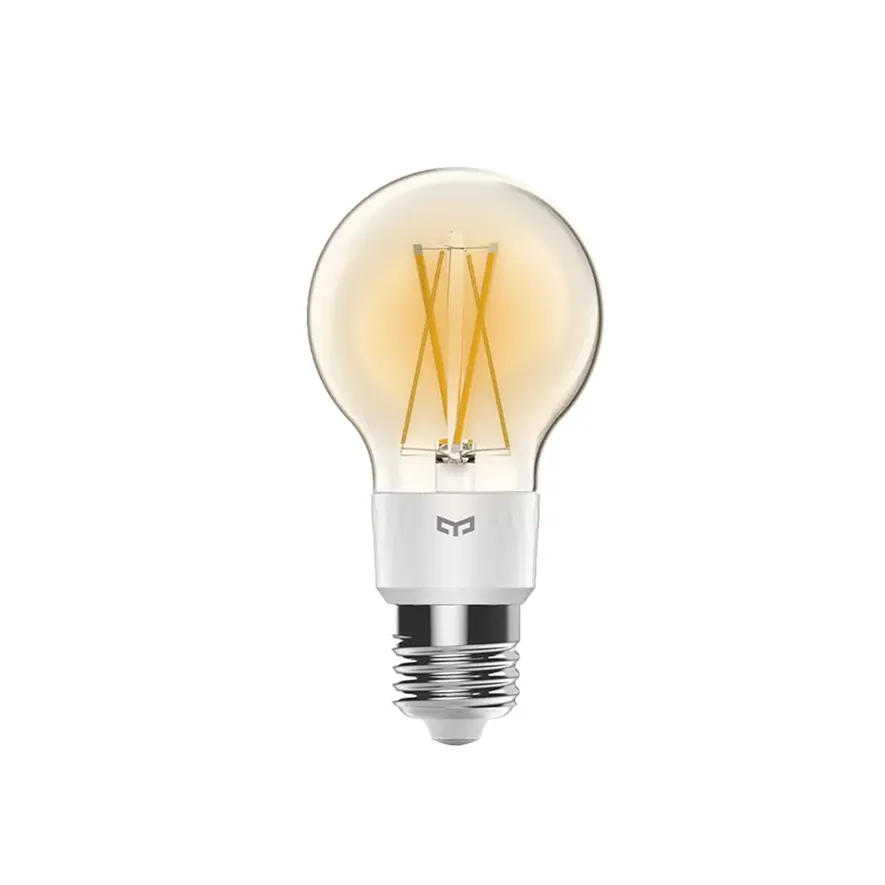 1 pc Новейшая модель; для спортивной камеры Xiao mi Yeelight Смарт светодиодный лампы 700 люмен 6 Вт E27 лампой накаливания, умная лампа для mi Home приложение Apple Homekit Google Assistant - Цвет: 1 pc