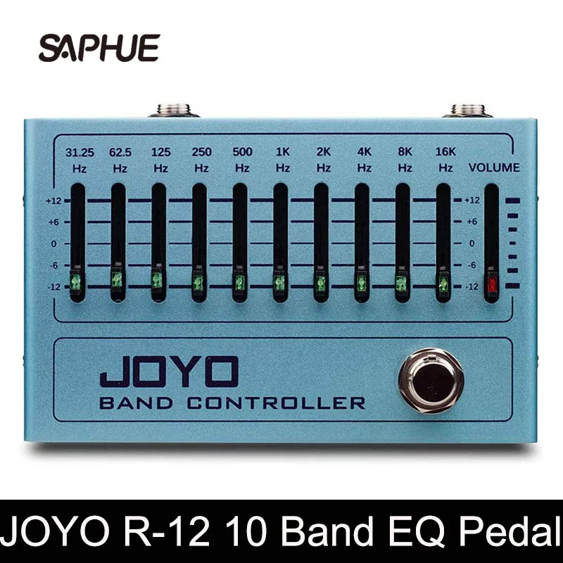 Контроллер диапазона JOYO R 12 эквалайзер 10 Эквалайзер педаль для гитары и басов
