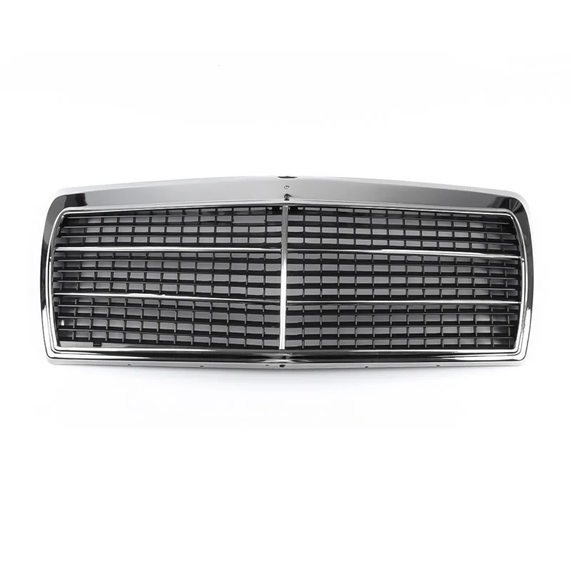MagicKit решетка для Mercedes-Benz C-Class W201 190E 190D Хром передний центр бампера капот решетка в спортивном стиле гриль 5R 1984-1993