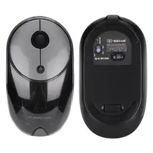 Sunrose перезаряжаемая RGB беспроводная эргономичная Бесшумная оптическая мышь с usb-приемником для ПК и ноутбука