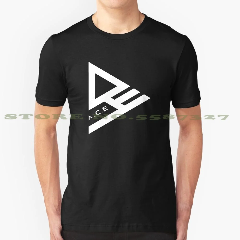 Kpop Boy Group A.C.E Logo Fashion Vintage Tshirt T Shirts Ace Official Choice | Мужская одежда