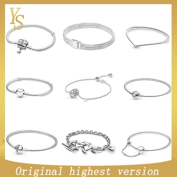 

YS100% S925Bracelets high quality high version 1:1 original "classic foundation, tree of life, wish bone" Bracelets590719-597776