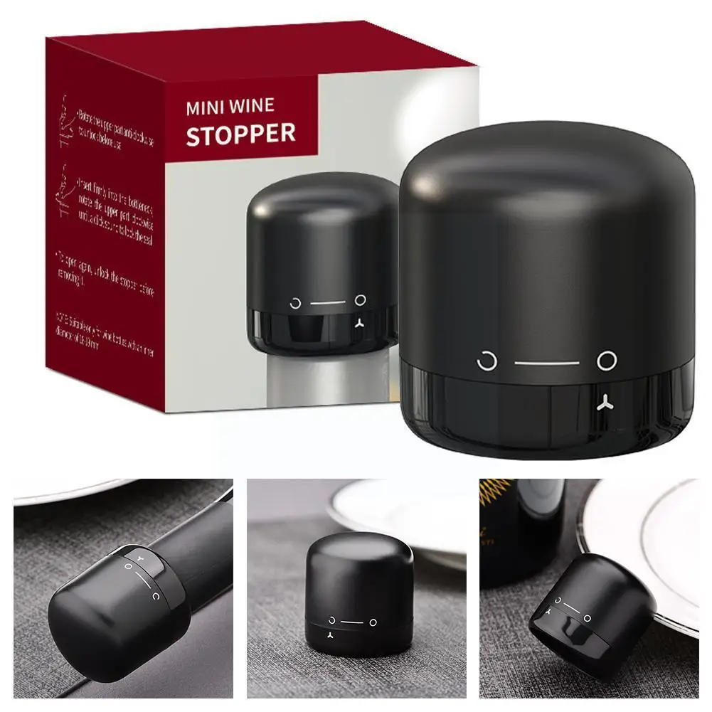 Vacuum Red Wine Bottle Stopper Silicone Sealed Champagne Vacuum Stopper