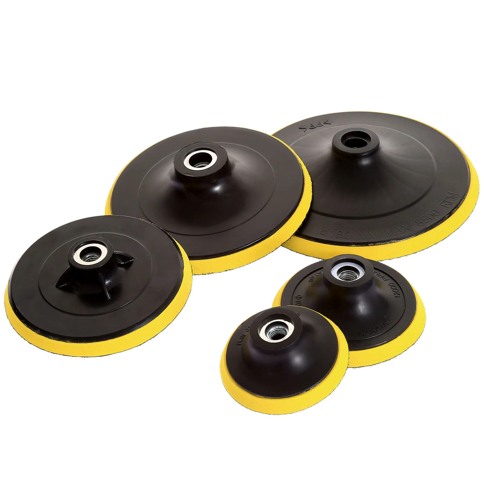 DRELD 1PC Backing Buffing Polishing Pad Backer Plate Angle Grinder Wheel Sander Paper Disc Car Tools 3' 4' 5' 6' 7' |
