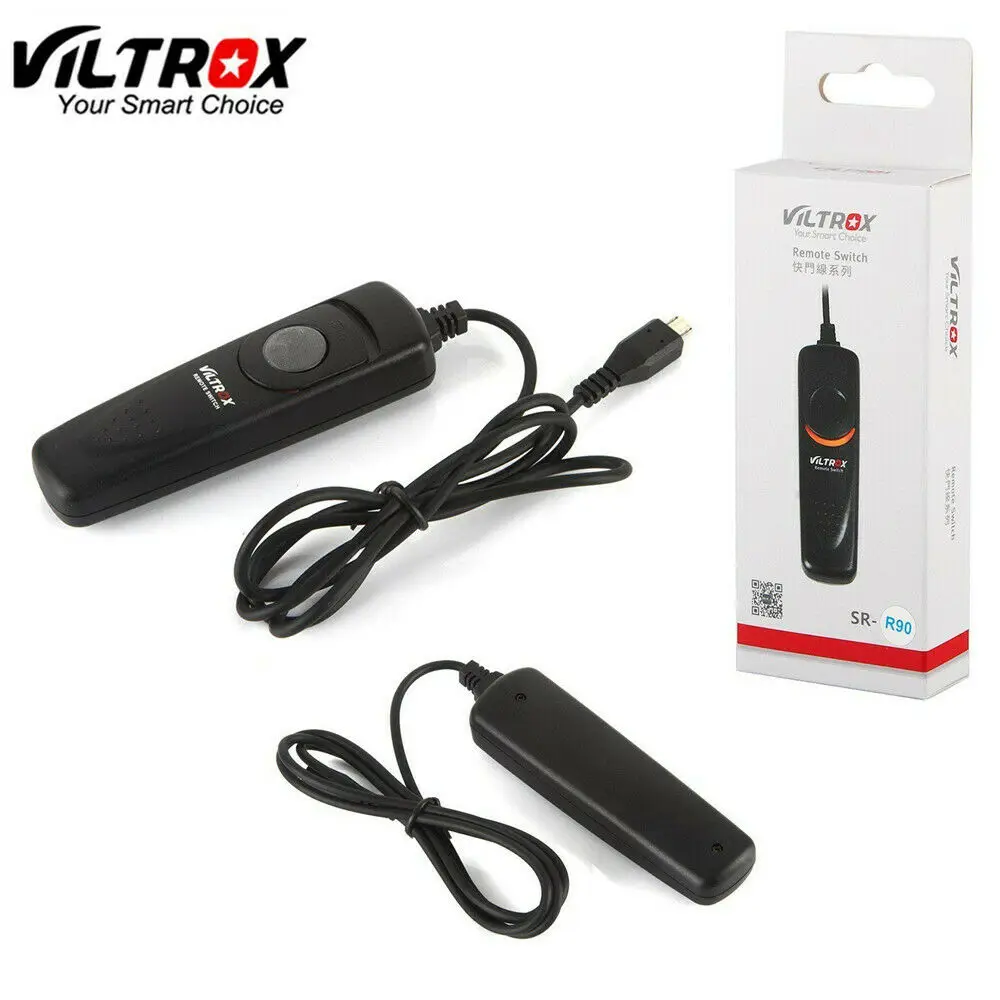 Viltrox SR-C1 C3 N1 N3 E2 S1 P1R90 дистанционный переключатель спуска затвора для Canon nikon sony olympus fujifil 500d 5d mark iv d90 d3 e30