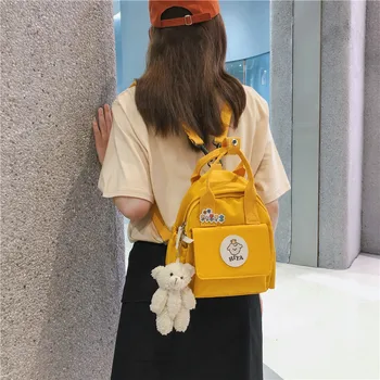 

Women School Backpacks for Girls 2020 New Fashion Cute Cartoon Mini School Students Bookbag Cute Cartoon Small Backpack
